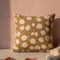 Senhur Leaf Tobacco Brown Cushion Cover (46 X 46 Cm)