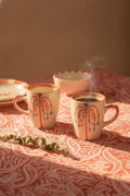MUGS & CUPS Toddy Palm Tree Ceramic Coffee Mug (Set Of 2)