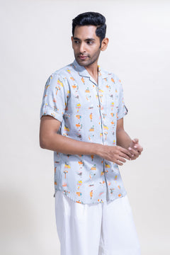 Halasi Camp Shirt (Too Grey)