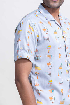 SHIRTS Halasi Camp Shirt (Too Grey)