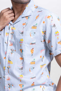 SHIRTS Halasi Camp Shirt (Too Grey)