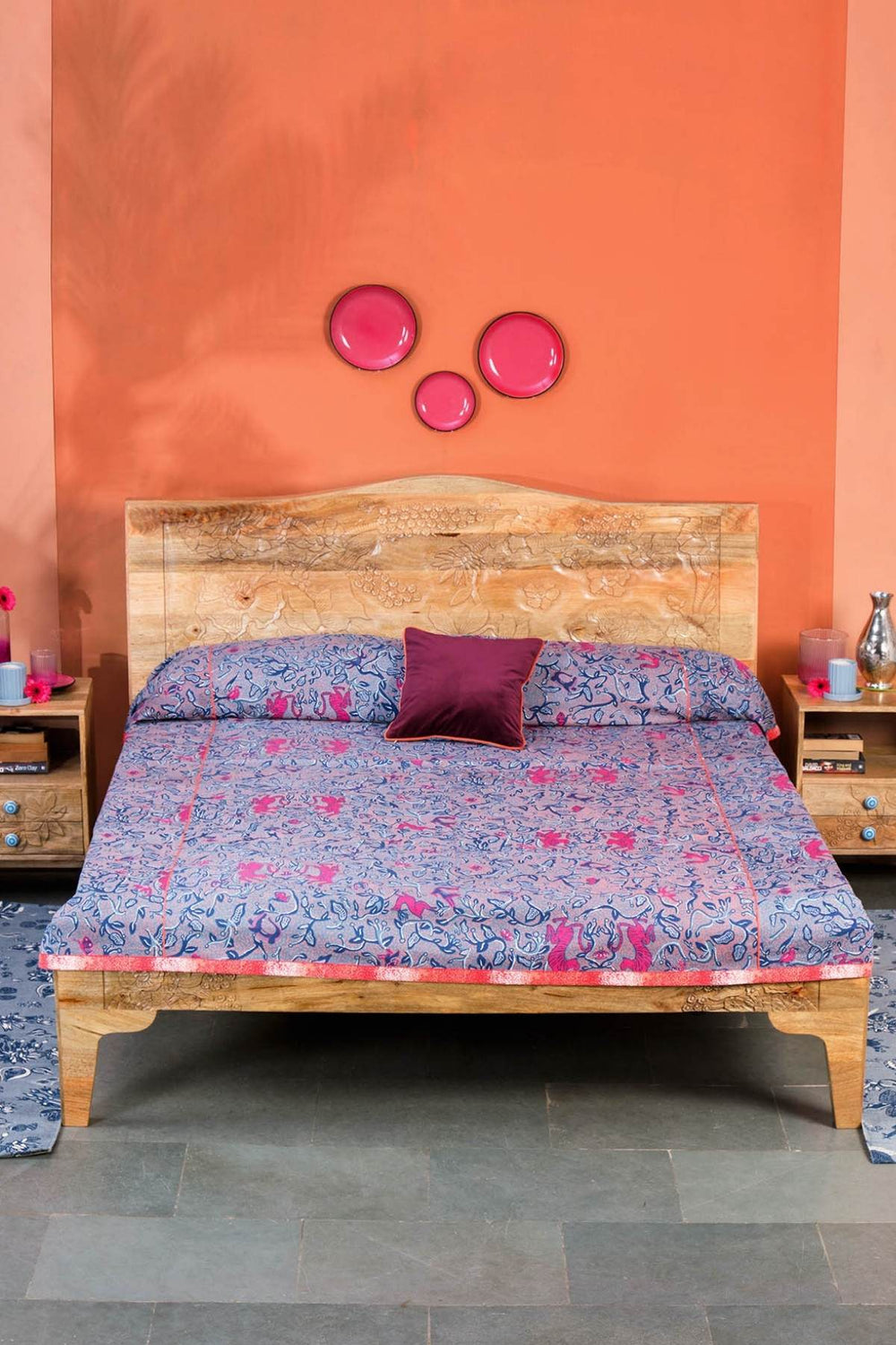 BEDS Tree Tops Hand Carved Bed