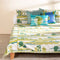 Treeline Land  Pure Cotton Bedcover (Field Green)