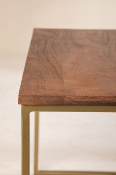 COFFEE TABLES Trilogy Nested Coffee Table Set (Walnut)