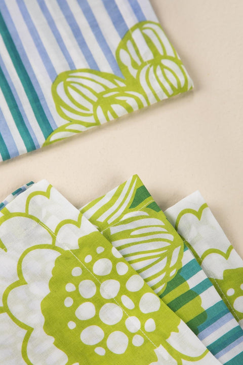 NAPKINS Tulukka Blue Dinner Napkin (Set Of 4)