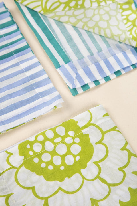 NAPKINS Tulukka Blue Dinner Napkin (Set Of 4)