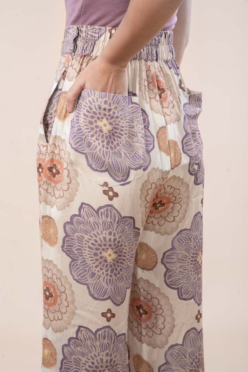 TULUKKA FLARED PANTS  SHIFTING LILAC