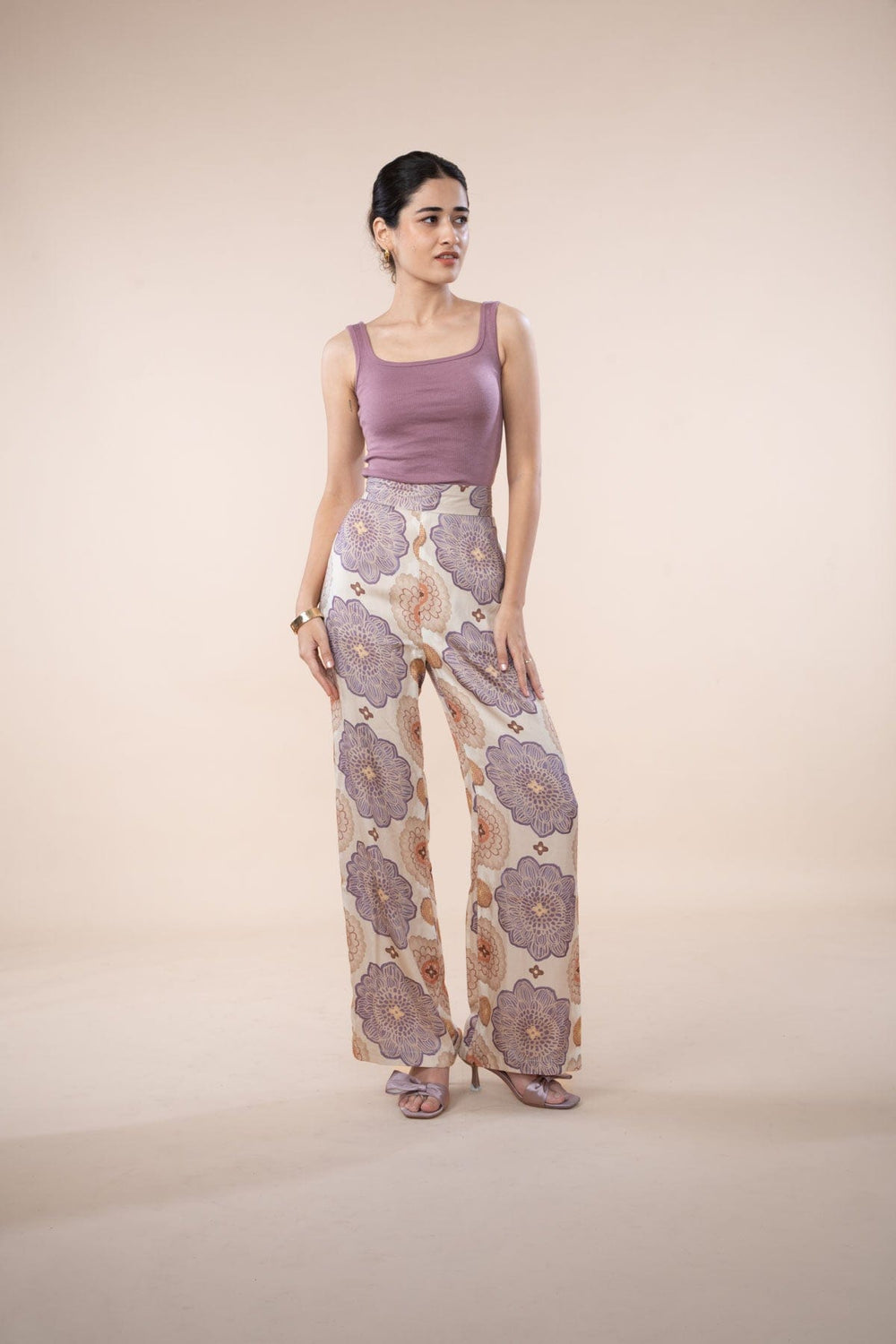 TULUKKA FLARED PANTS  SHIFTING LILAC