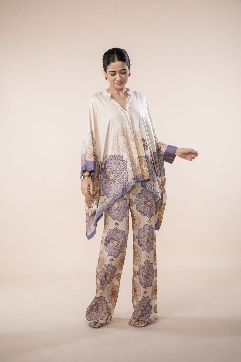 TOPS Tulukka Kaftan Top (Shifting Lilac)