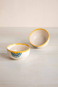 BOWLS Tulukka Mustard Yellow Katori (Set Of 2)