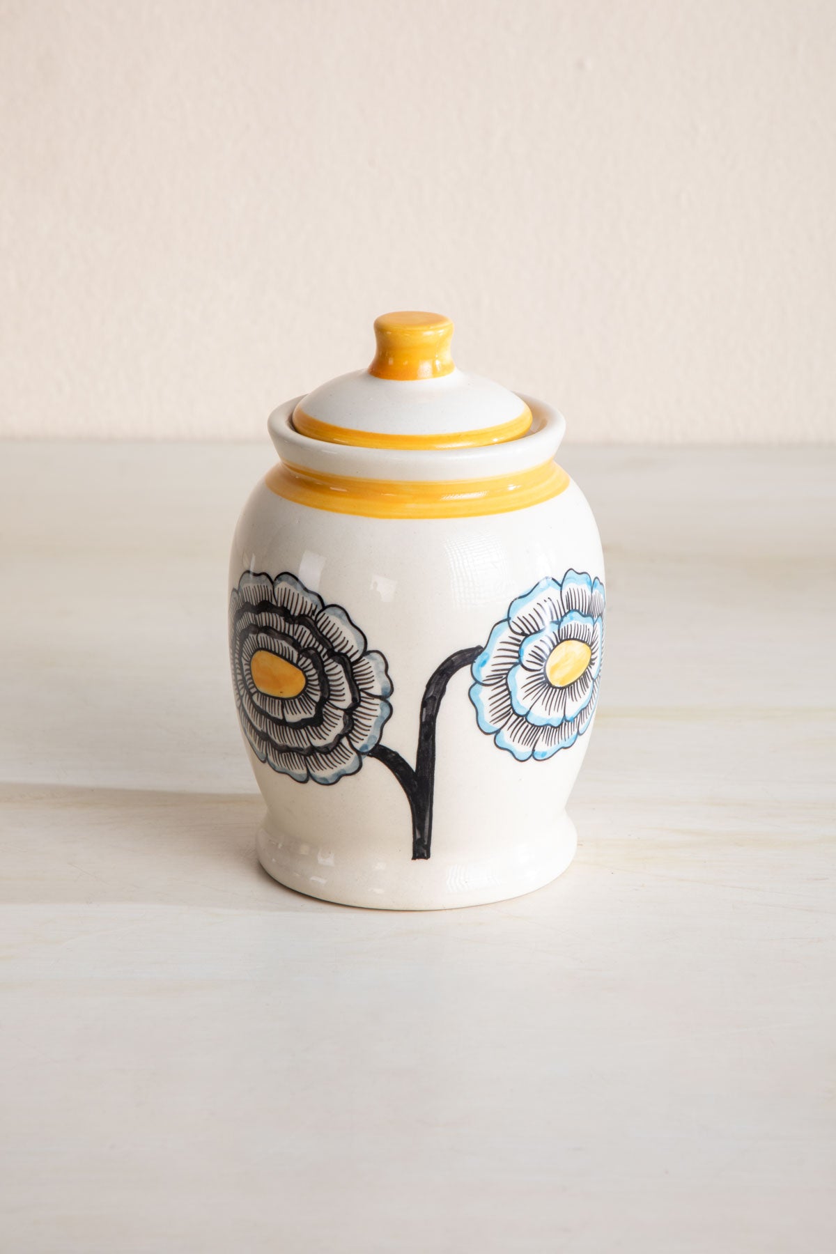 DINING ACCESSORIES Tulukka Mustard Yellow Sweets Jar
