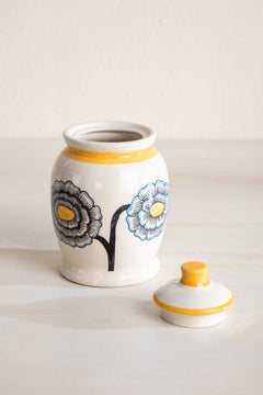 DINING ACCESSORIES Tulukka Mustard Yellow Sweets Jar