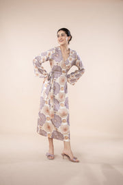 TULUKKA WRAP DRESS  SHIFTING LILAC