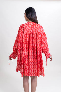 DRESSES Lakka Tiered Mini Dress (Uptown Rose)