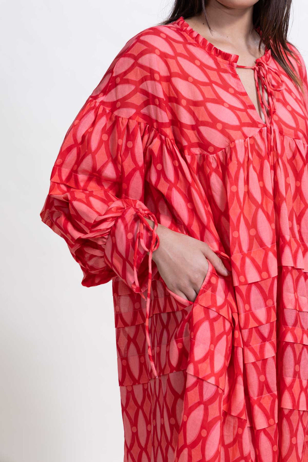 DRESSES Lakka Tiered Mini Dress (Uptown Rose)