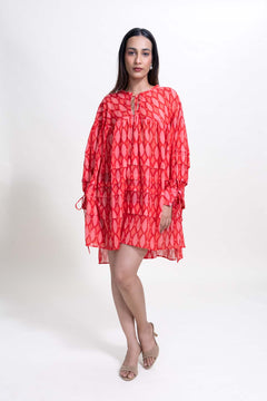 DRESSES Lakka Tiered Mini Dress (Uptown Rose)