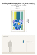 WALL ACCENTS Himalayan Blue Poppy Wall Art (Multi-Colored)