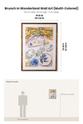 WALL ACCENTS Brunch In Wonderland Wall Art (Multi-Colored)