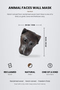 WALL ACCENTS Animal Faces Reclaimed Wood Wall Mask