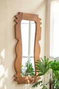 MIRRORS Pillar Wall Mirror (Natural)