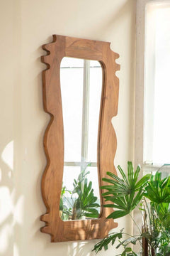 MIRRORS Pillar Wall Mirror (Natural)