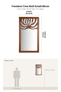 MIRRORS Freedom Tree Wall Small Mirror