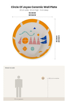 WALL PLATES Circle Of Joyee Ceramic Wall Plate