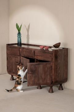 Phase Acacia Wood Sideboard