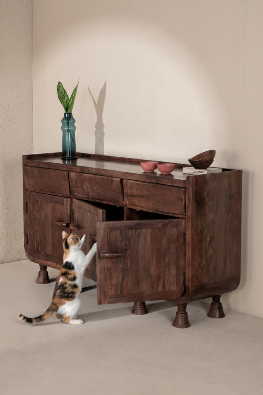 SIDEBOARDS Phase Acacia Wood Sideboard