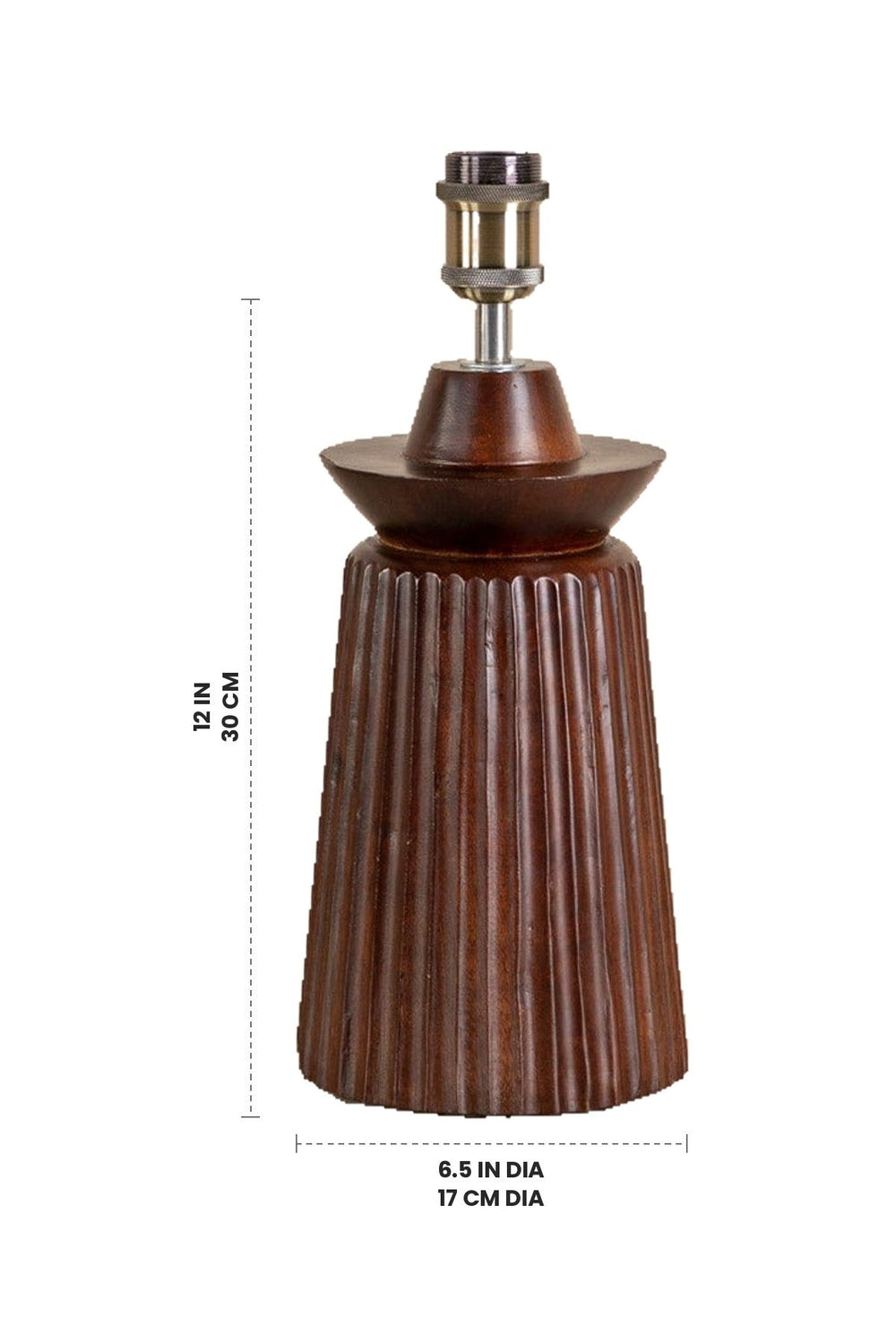 TABLE LAMPS Inti Wood Table Lamp