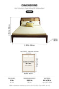 BEDS Teak Wood And Wicker Bed