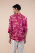 WILDERNESS SONG FULL SLEEVE SHIRT  SANGRIA RED