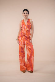 WONDERLAND FLARED PANTS  CHILLY ORANGE