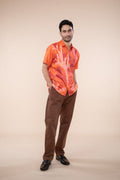 WONDERLAND RESORT SHIRT  CHILLY ORANGE