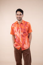 Wonderland Resort Shirt (Chilly Orange)