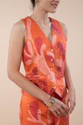 Wonderland Waistcoat (Chilly Orange)