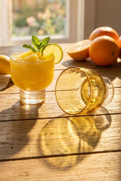 Flare Yellow Cocktail Glass (Set Of 2)
