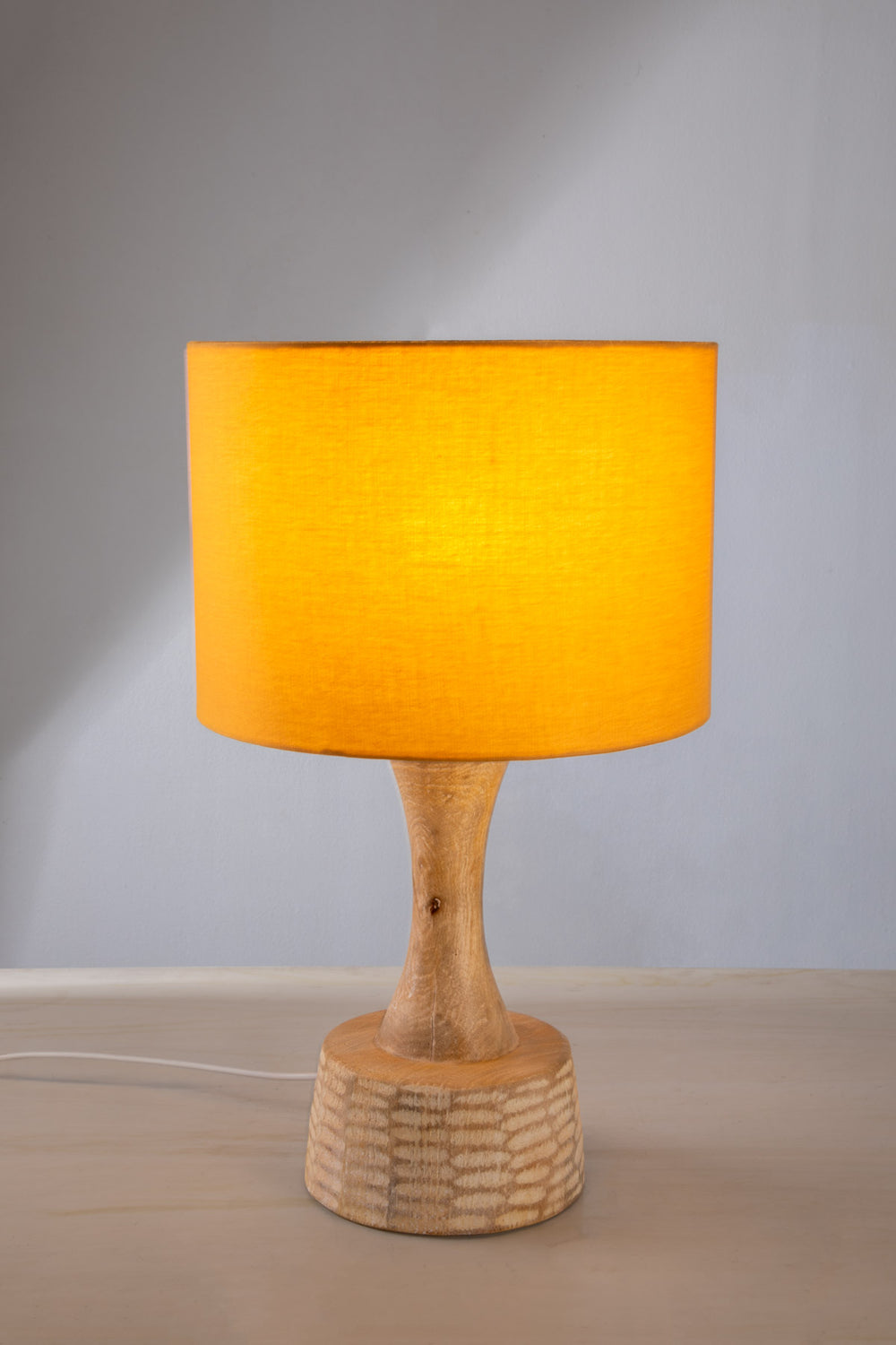 LAMPSHADES Solid Large Drum Lampshade (Yellow)