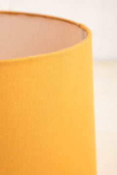 LAMPSHADES Solid Medium Tapered Drum Lampshade (Yellow)