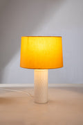 LAMPSHADES Solid Medium Tapered Drum Lampshade (Yellow)