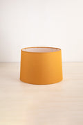 LAMPSHADES Solid Medium Tapered Drum Lampshade (Yellow)