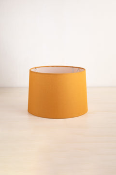 LAMPSHADES Solid Medium Tapered Drum Lampshade (Yellow)