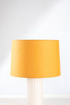 Solid Medium Tapered Drum Lampshade (Yellow.)