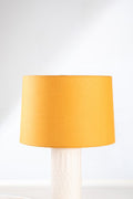 LAMPSHADES Solid Medium Tapered Drum Lampshade (Yellow)