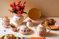 MUGS & CUPS Gypsy Stripes Tea Cup (Set Of 2)