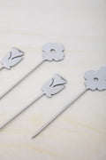 BAR TOOLS Ylang Ylang Fruit Picks (Set of 4)
