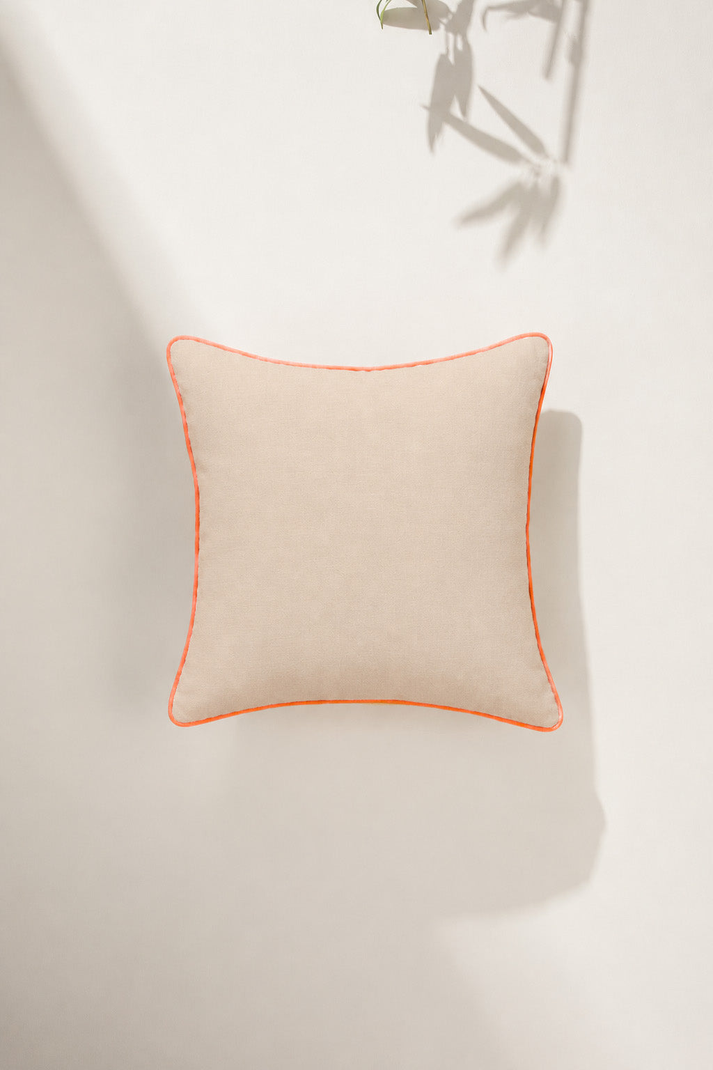 PRINT & PATTERN CUSHIONS Ylang Ylang With Doves Amber Yellow Cushion Cover (41 X 41 Cm)