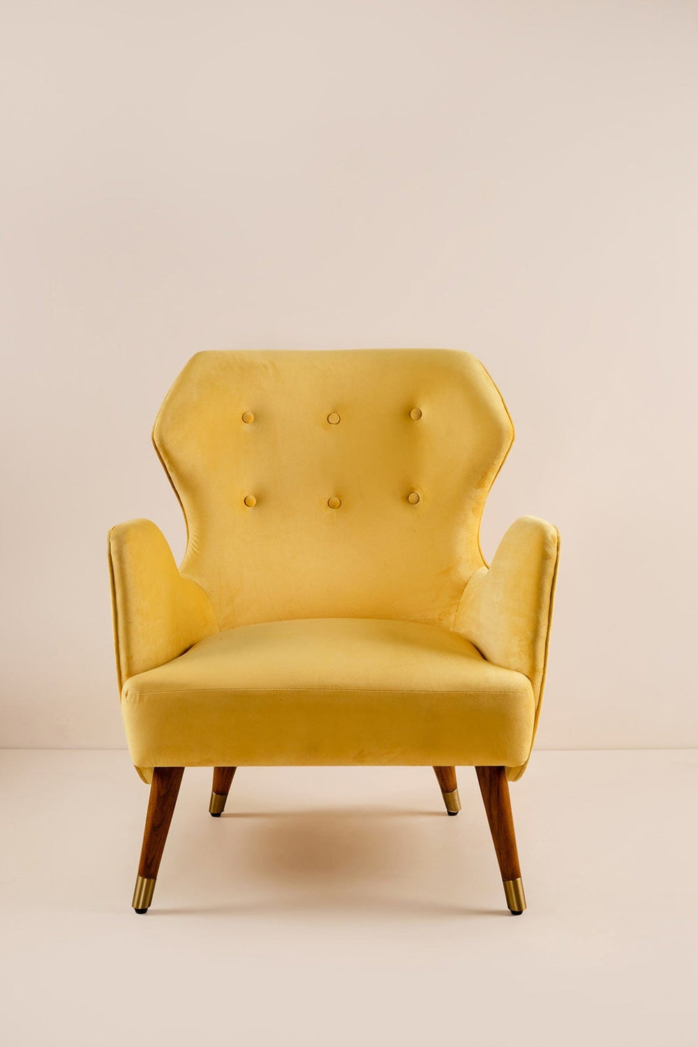 Yellow Velvet Fabric