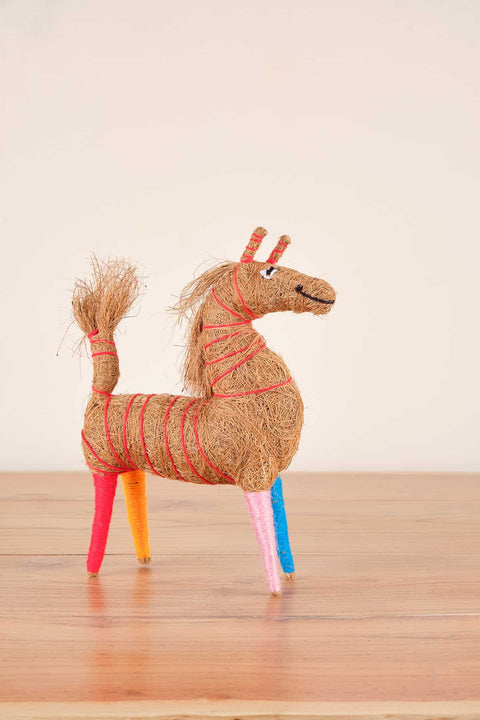 FIGURINE Coir Horsey Figurine
  Multi-Colored