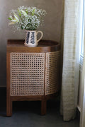BEDSIDE TABLE Mod Wicker Bedside Table (Natural)